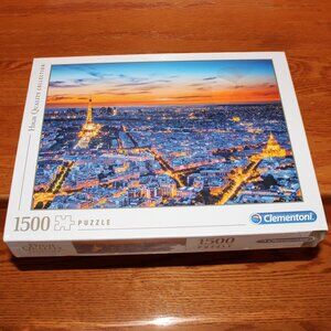 3/$88❤️new sealed Clementoni PARIS VIEW 1500 pcs puzzle #31815 Travel France